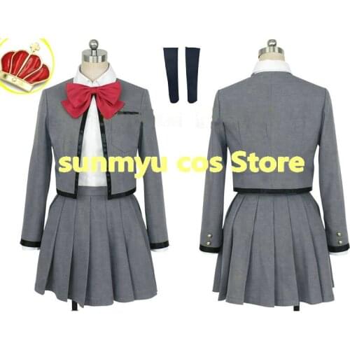 Free Shipping! Girls' Opera Shoujo Kageki Revue Starlight Karen Aijo girls uniform Cosplay Costume,Custom Size Halloween