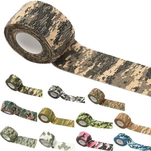 4.5m Self Adhesive Camouflage Tape Wrap Stealth for Outdoor Hunting Shooting