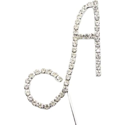 Hot selling Shiny 1PIECE The letter Cake toppet Wedding Decorative banguet Dinner Decor Rhinestone Party Cake Decoration