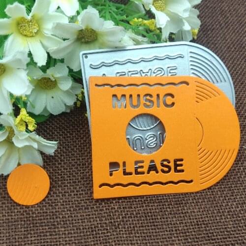 Music machine Metal Cutting Dies Stencils For DIY Scrapbooking Decorative Embossing Handcraft Die Cutting Template