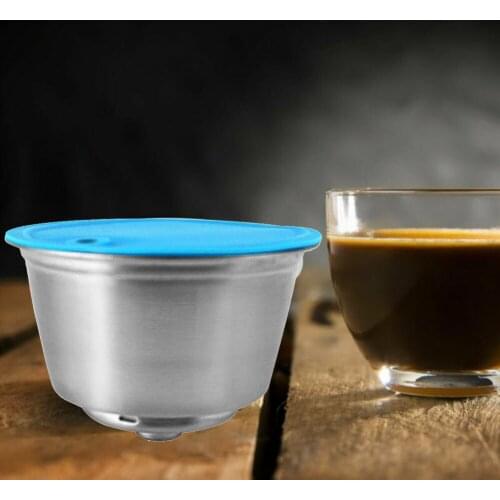 Stainless Steel Coffee Filter Refillable Capsule Pod Cup Fit For Dolce Coffee Capsule Refilling Filter Coffeeware Gift