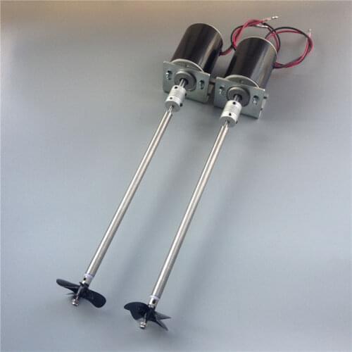 Remote nest permanent all dc motor boat motor 12 v 3500 to 30 w four propellers 4 mm stainless steel shaft