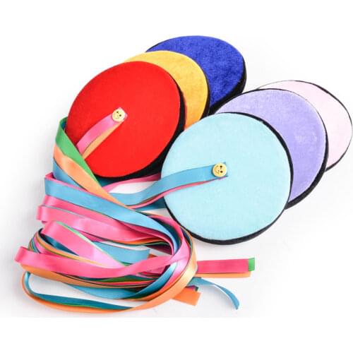 New style Flying Disc With Ribbon Parent-child Interactive Sports Circular Safety Soft Disk Game Kids Outdoor Toys Flying Saucer