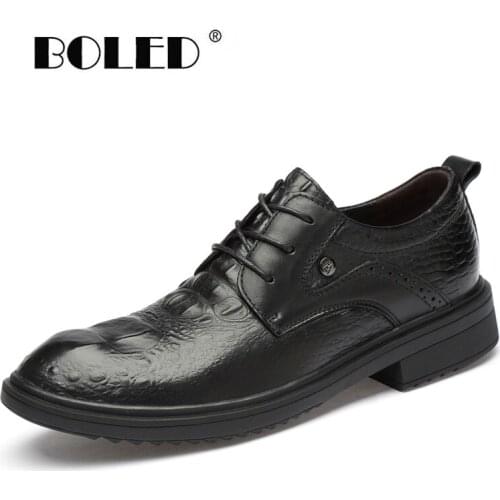 Handmade Shoes Men Genuine Leather Oxford Shoes Vintage Retro Office Wedding Men Shoes Party Dress Shoes