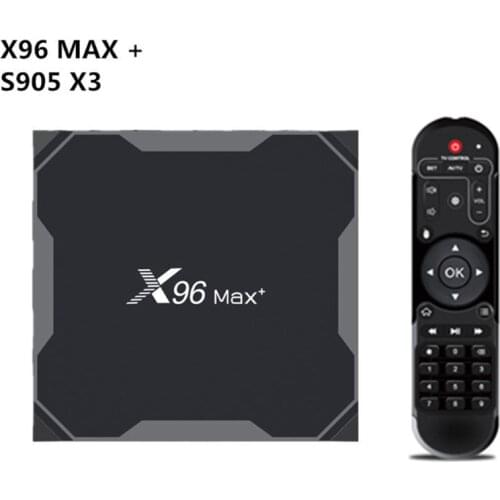 Smart TV Box And roid 9.0 X96 Max Plus 4GB 64GB Amlogic S905X3 Quad Core Player