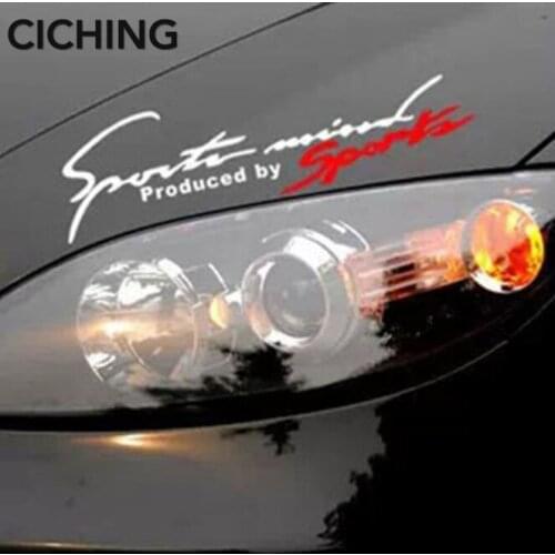 Ar styling light eyebrows stickers for Mercedes Benz Smart Fortwo Forfour Roadster W211 W203 W204 W210 W124 AMG W202 CLA W212