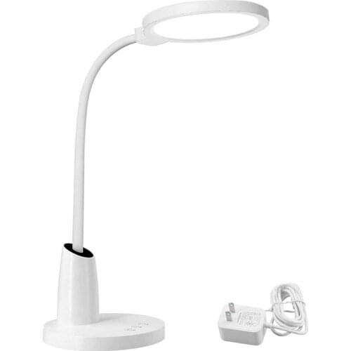LED Desk Lamp, Dimmable Bright Flexible Gooseneck Table Lamps for Home Office Study, Eye-Caring Desk Light US Plug