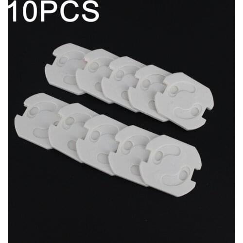 10pcs EU Power Socket Electrical Outlet Baby Kids Child Safety Guard Protection Anti Electric Shock Plugs Protector Rotate Cover