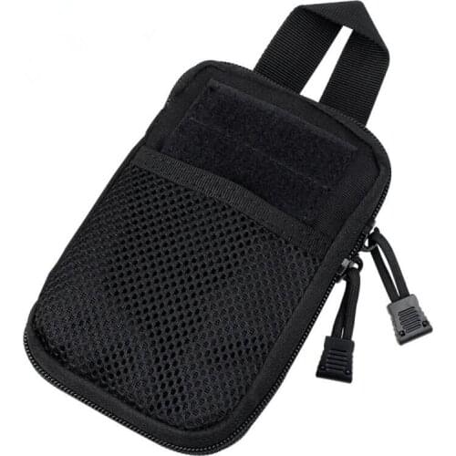 1000D Nylon Molle Accessory Pouch Mobile Phone Small Waist Bag Portable Tactical Medical Case