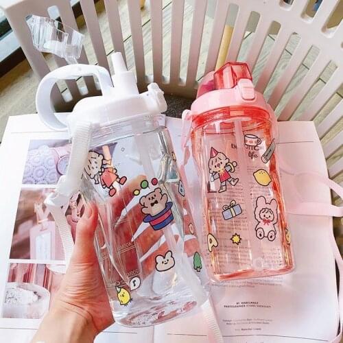 1.5L/2L Oversized Water Bottle 1500ml/2000ml Fashion Portable Herbalife Nutrition Custom Shake Sports Water Bottle With Stickers