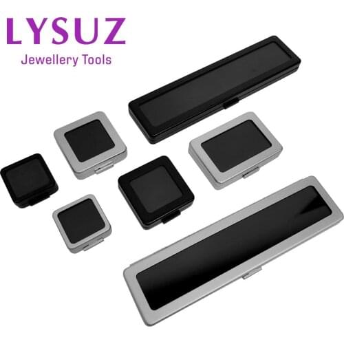 Loose Diamond Box Gemstone High Quality Metal Velvet Jars Display Beads Organizer Accessories Jewelry Storage Case Tool