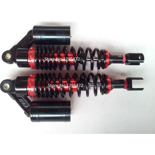 Black+red color 320mm 7mm spring motorcycle shock absorber assy for motorbike DIRT BIKE ATV QUAD