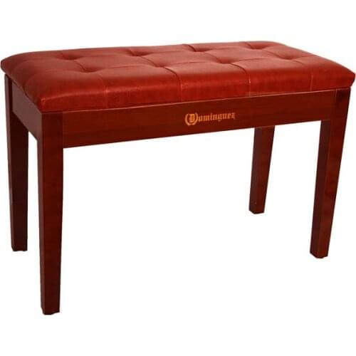 Double seat piano stool accessories Dominguez Walnut trunk compartment DPB115-WN Music,Acoustic, Hobby, Custom, a new generation