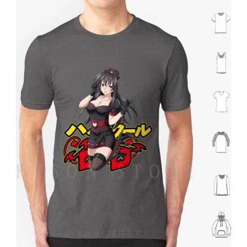 Tojo Kuroka Dxd T Shirt Cotton Men Diy Print Tojo Kuroka Dxd Anime Cosplay High School Dxd Japan Manga Rias Gremory