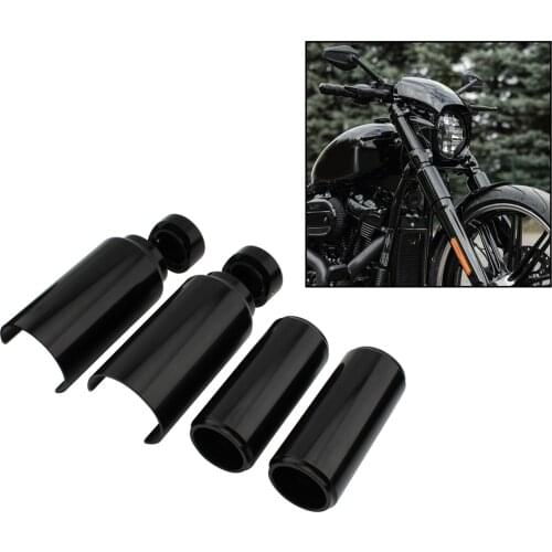 6in1 Fork Cover Set Tube Cap Kit for Harley-davidson Softail Breakout FXBR FXBRS 2018-2021