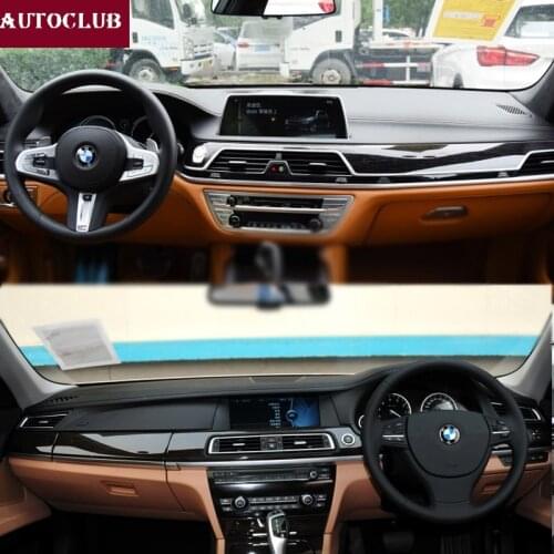 For BMW 7 Series E65 F01 G11 G12 Leather Dashmat Dashboard Cover Pad Dash Mat Sun shade 2002 2008 2009 2010 2012 2013 2014 2018