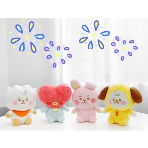 Kpop cartoon animals plush toys dolls anime peripheral exquisite stuffed toys kawaii room decor Christmas gift for Fans girl