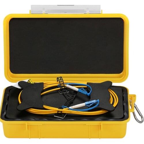 LC/UPC-LC/UPC OTDR Dead Zone Eliminator,Fiber Rings ,Fiber Optic OTDR Launch Cable Box 1km SM 1310/1550nm Good adaptability