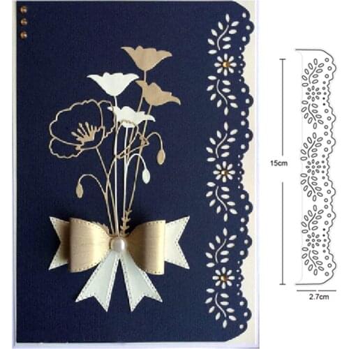 Metal Cutting Dies DIY Etched stripe border Dies mould Craft Paper Card Making Scrapbooking Embossing die stencils
