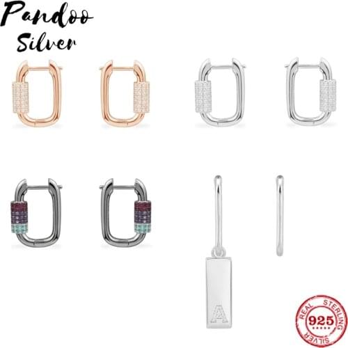 Fashion Charm High Quality 1:1 Copy, Alphabet Earrings Drop Earring For Women Jewelry Chain Link Geometric Dangle Earrings