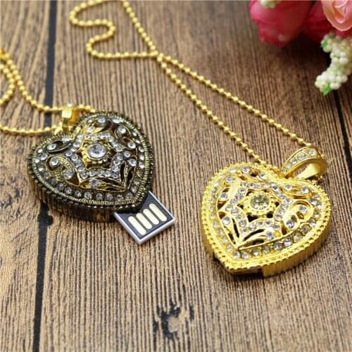 TEXT ME beautiful crystal heart usb 2.0 usb flash drive4GB 8GB 16GB 32GB Gift for girlfriend love