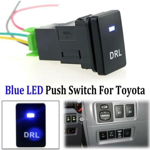 For Toyota 4Runner 2010-UP Push Switch For Toyota Yaris 2008 LED Light Bar Paking Lights Power Lights