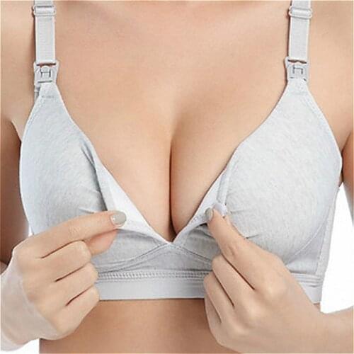 New 2020 Maternity Pregnancy Bras Nursing Bra for Feeding Women Cotton Breastfeeding Lingerie Brassiere for Front Closure