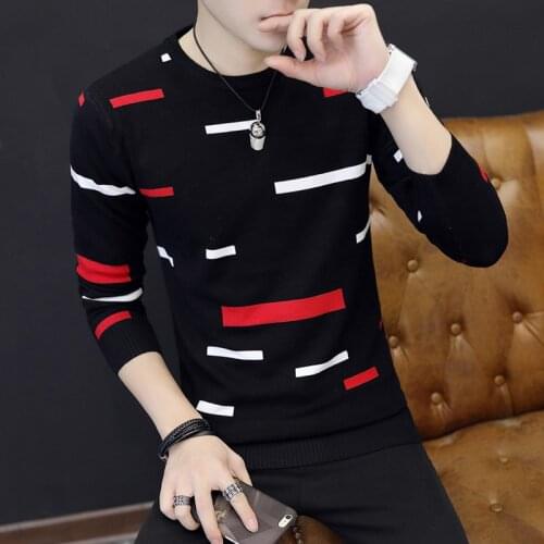 Autumn Winter Men Saweaters O Neck Long Sleeve Knitting Slim Fit Knittwear Mens Sweaters Pullovers Pullover Men Pull Homme
