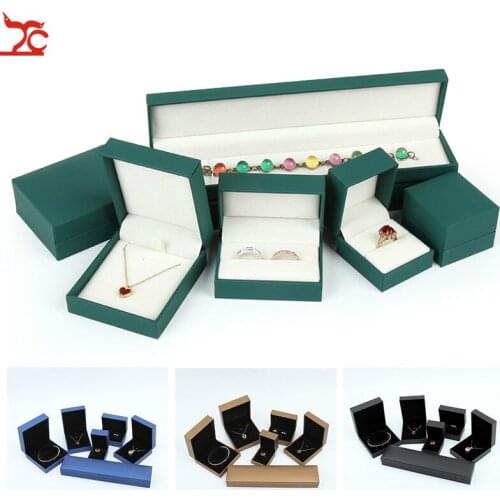 Jewelry Gift Box Ring Earrings Pendant Necklace Organizer Bangle Bracelet Accessories Storage Packaging Case