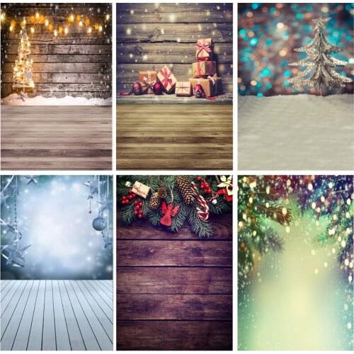 SHENGYONGBAO Vinyl Christmas Theme Photography Background Children Portrait Backdrops For Photo Studio Props 1911 CXZM-39