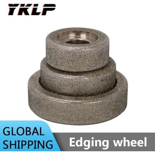 2~3 inch Diamond Coated Grinding Wheel Stone Glass Deburring 46 Grit 4/5" Hole