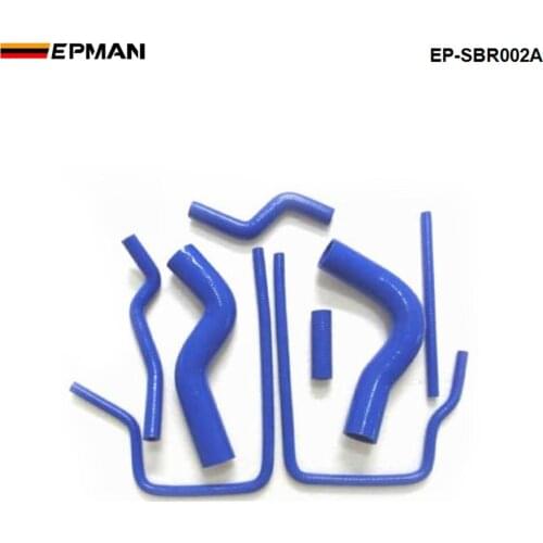 Silicone Intercooler Turbo Radiator Heater hose kit For Subaru Impreza WRX STi GC8,EJ20 96-00 (8pcs) EP-SBR002A