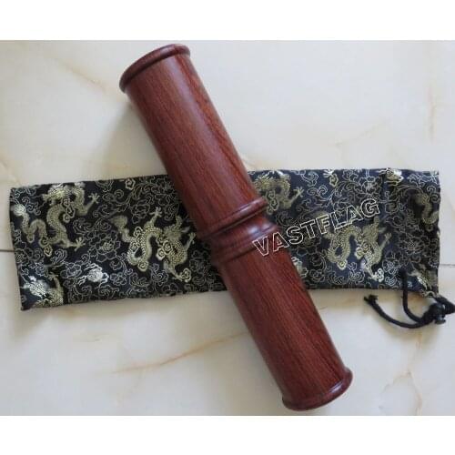 High quality rose wood tai chi ruler rods Wooden kung Fu stick Martial Arts fitness exercise bar 33cm*6cm