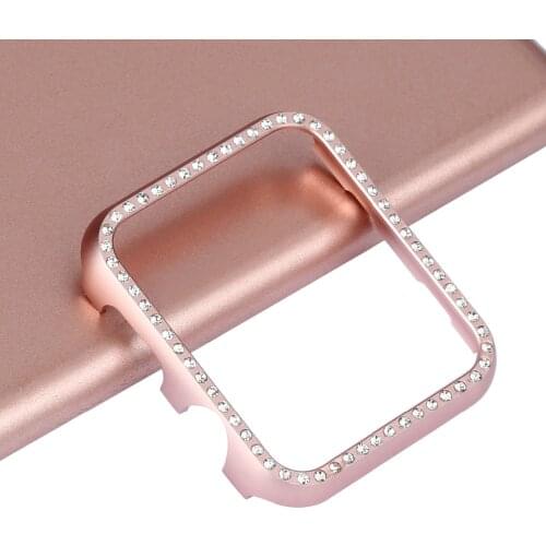 Glittering hard shell Protector bumper cover for Apple Watch case Series 5 4 3 2 1 38mm 42mm 40mm 44mm