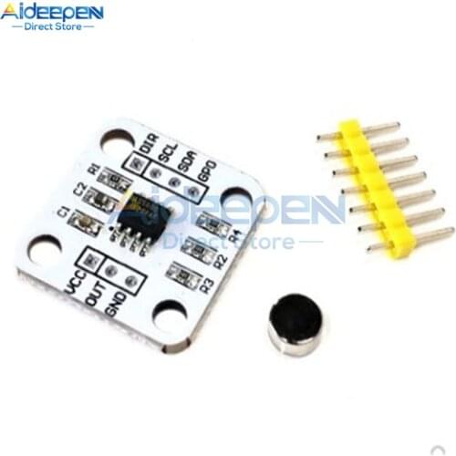 1Pcs 3.3V AS5600 Magnetic Encoder Magnetic Induction Angle Measurement Sensor Module 12bit High Precision