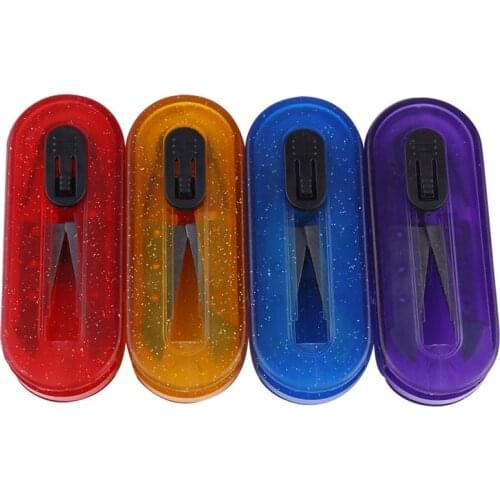 4pcs Cross Stitch Scissors Portable Creative Mini Sewing Box Scissors Tools for Home (Random Color)