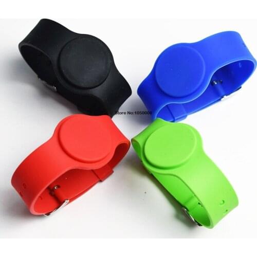 5pcs 13.56Mhz UID Changeable 1K S50 NFC Bracelet RFID Wristband Chinese Magic Card Back Door Rewritable S50 Card