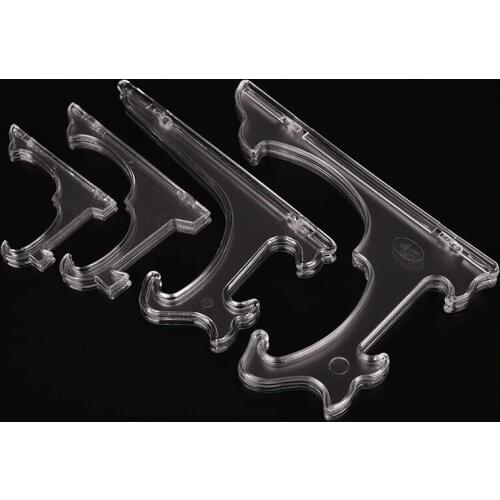 8inches Clear Transparent Display Easel Stand Plate Bowl Picture Frame Photo Pedestal Holder