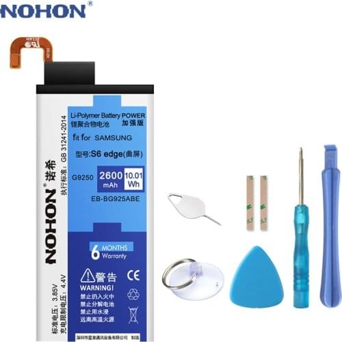 NOHON Battery For Samsung Galaxy S6 Edge Plus S7 Edge S6edge Plus S7edge High Real Capacity Replacement Batteries + Free Tools