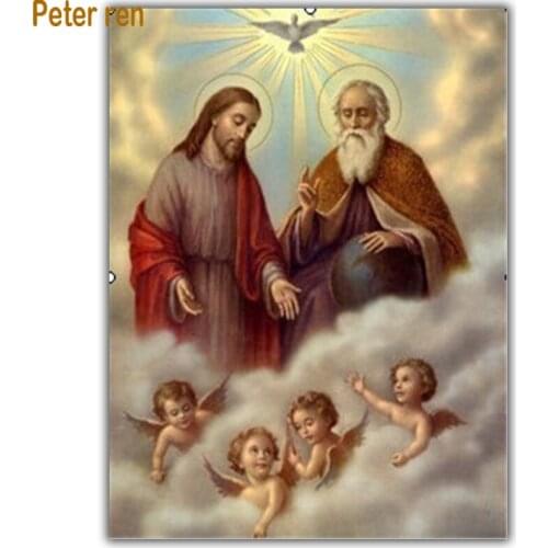 Diy Diamond painting cross stitch Crafts 5d Square\Round diamond embroidery full diamond Mosaic Home Jesus and the little angel