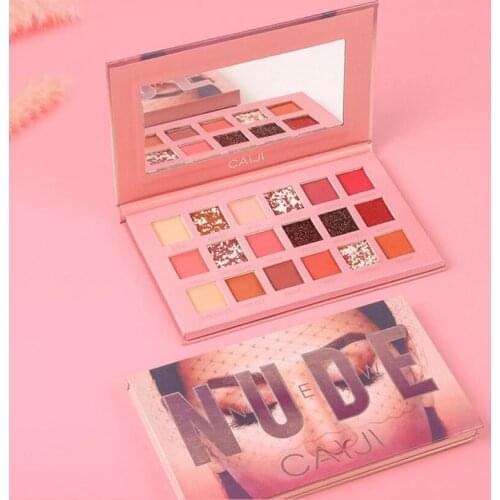 CAIJI 18 Kleur Naakt Shining Oogschaduw Parelmoer Make-Up Eye Shadow Does Not Matte Eye Shadow Palette