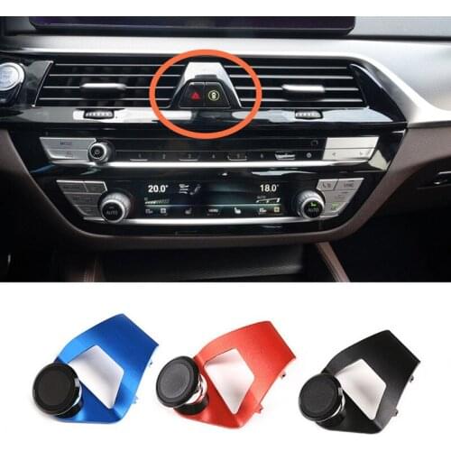 Car Interior Outlet Mobile Phone Holder Navigation Bracket Trim Fit For BMW 5 Series G30 525li 530li 2018-2020 Auto Accessories