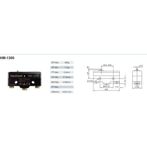HM-1300/HM-1301/1303/1305 limit switch micro switch