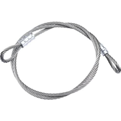 HQ 1.5-10MM Dia Stainless Steel Wire Rope Sling Cable Lifting Sling Assemblies with Strong Fastened Eye Loops Custom Made