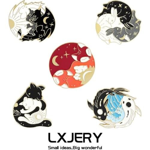Броши с животными на одежду Lxjery China At AliExpress