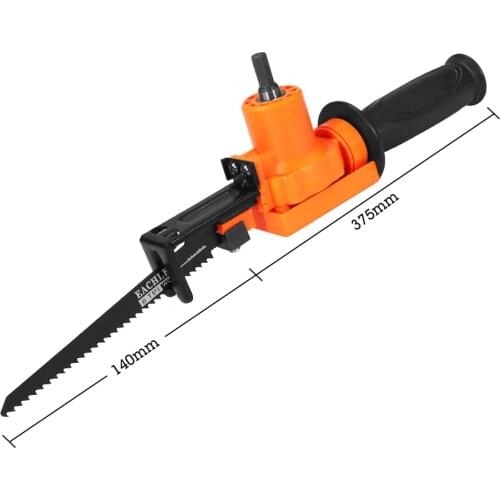 Multifunction Reciprocating Saw Attachment Change Electric Drill into Reciprocating Saw Jig Metal File for Woodworking Metal Cu