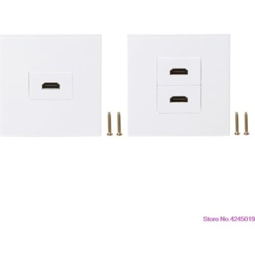 86 Type Wall Panel Socket HDMI-compatible High Definition Digital TV Network