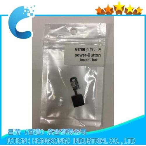 New Original A1706 Power Button 821-00919-A for Macbook Pro Touch Bar 13" A1706 Touch ID Power ON/OFF Button 2016 2017