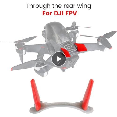 New For DJI FPV Combo Cute Vertical Tail Aircraft Through 3D Printing Personalized Spoiler For DJI FPV Drone Accessories RCSTQ