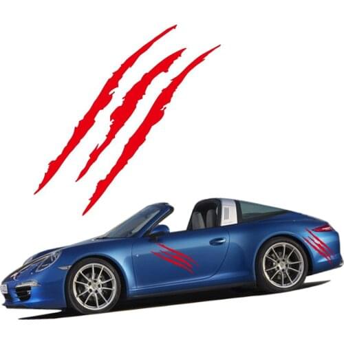 Reflective Claw Scratch Marks Headlight Decal Car Stickers for Chevrolet Cruze TRAX Aveo Lova Sail EPICA Captiva Malibu Volt Cam